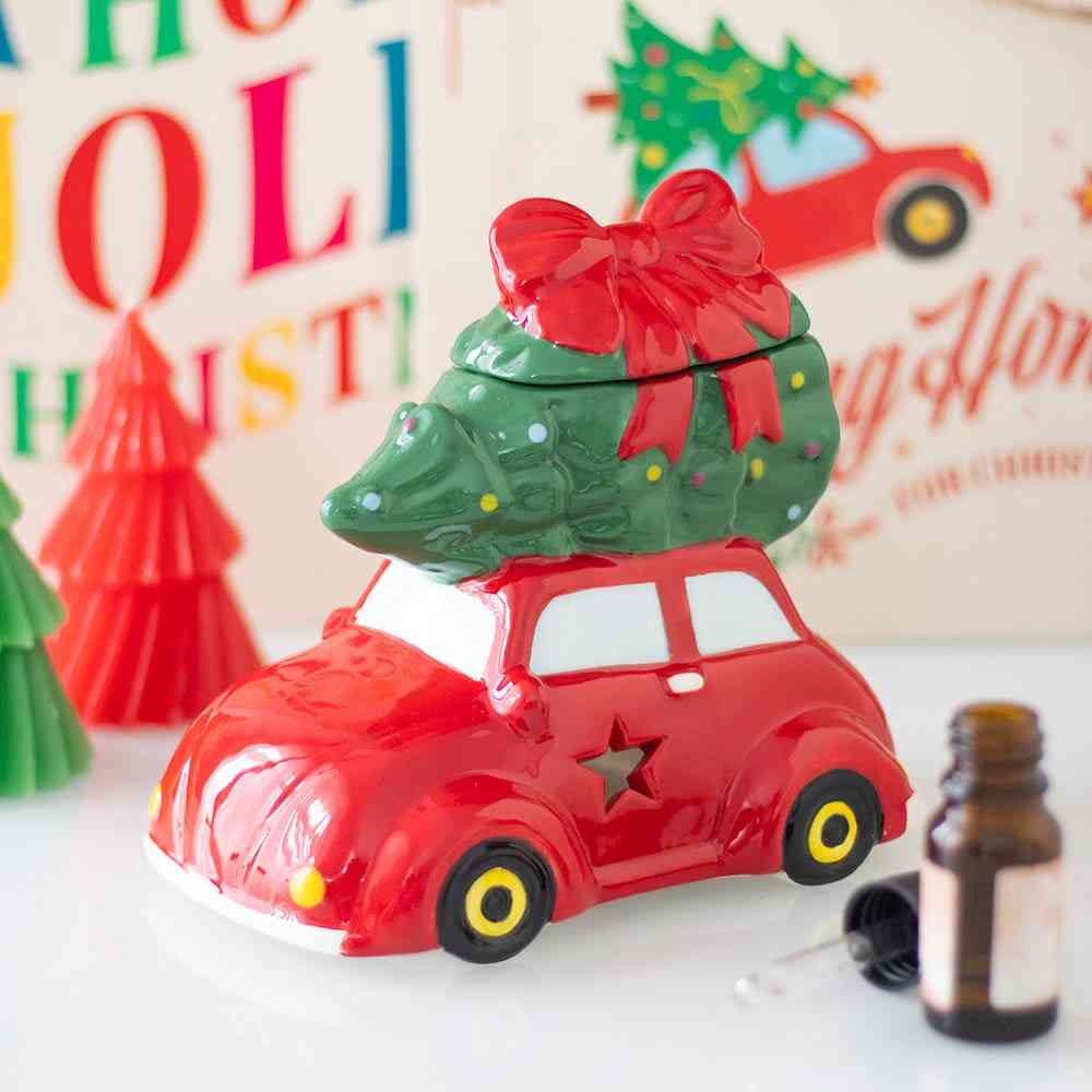 Something Different - Car with Christmas Tree Oil burner - Multicolours